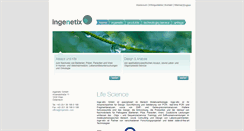 Desktop Screenshot of ingenetix.com